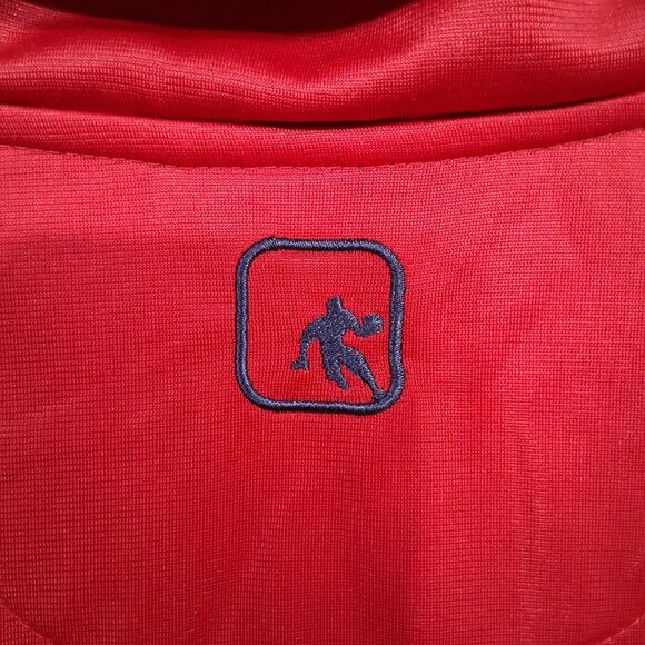 AND1 RED & BLACK BASKETBALL WARM-UP JACKET - FULL ZIPPER - MEN'S XL - Picture 5 of 16